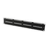 UTP Cat6 Patch Panel, 48 Ports, 110 IDC T568A/B