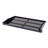 1U Vented Fixed Shelf - 18" Depth