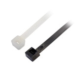 8" Nylon Plenum Cable Ties - Black 100PK