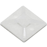 Quest Technology International NWT-9102 1" Length Self Adhesive Tie Mount, Pack of 100