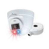 4MP IP Turret Camera with AI, Audio and Visual Deterrent