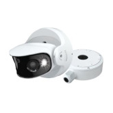 8MP IP Multi-Sensor 180° Wide-Angle Camera with White Light Intensifier and Advanced Analytics