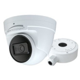 8MP H.265 IP Turret Camera with Line Crossing, Intrusion Detection, and Junction Box