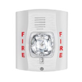System Sensor P2W 2-Wire Horn Strobe, Standard cd, White