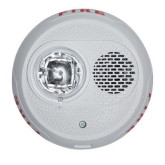 2-Wire Low Frequency Horn/Strobe Ceiling White