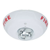 L-Series 4-Wire Ceiling Mount Horn Strobe - White