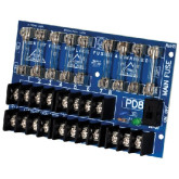 Power Distribution Module, 8 Fused Outputs up to 28VAC/VDC, Board