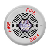 High Fidelity Speaker Strobe LED, Ceiling Mount -  White
