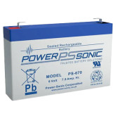 6 V 7 Ah Sealed Rechargeable Battery
