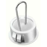 Enchufe Precableado 1/2" Diameter x 1" - Blanco