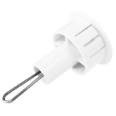 3/4" Diameter x 1½" Pre-wire - Plug White