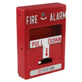 Single-Action Conventional Pull Station, DPST, Hex Reset