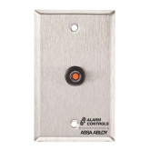 Single Gang Stainless Steel Wall Plate with DPDT Push Button