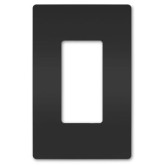 Placa de Pared Radiant de una Unidad sin Tornillos - Marrón