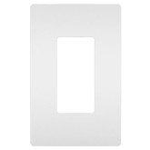 Radiant One-Gang Screwless Wall Plate - White