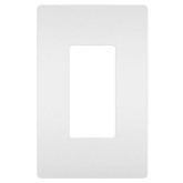 Placa de Pared Radiant de una Unidad sin Tornillos - Blanca