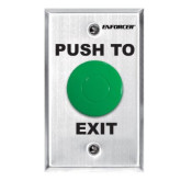 Weather-Resistant Mushroom-Cap RTE Plate, “Push To Exit,” SPDT