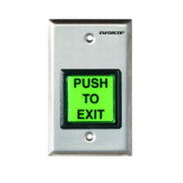 Illuminated Push-To-Exit Plate