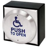 4.5" Round Push Plate