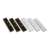 Securitron SFP-1/2CL-8 Stop Filler Plate, Clear Anodized Finish