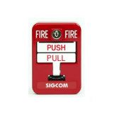 Dual Action Pull Station for Fire Alarm, SPST, Red