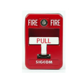Single Action Pull Station for Fire Alarm - SPST, Red