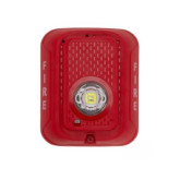 L-Series LED Indoor and  Wall-Mount Compact Strobe - Red, Marked "FIRE"