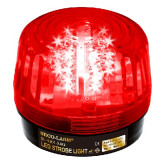 LED Strobe Light �" 32 LEDs, Adjustable Flash Speeds & Patterns, Red