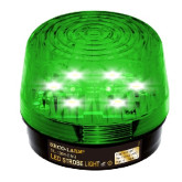 Luz Estroboscópica LED Verde - 6 LEDs, Solo Destello, 9-15 VDC