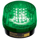 LED Strobe Light, 41 LEDs, 100dB Siren, 9~24 VAC/VDC, Green