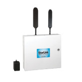 Comunicador de Alarma Commercial MAX Verizon StarLink Connect con Transformador AC- Gabinete de Metal Blanco