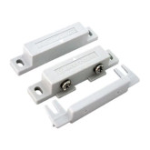 Screw-Terminal Surface-Mount Magnetic Contact - White, 3/4″ (19mm) Gap