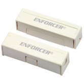 Concealed-Terminal Surface-Mount Magnetic Contact - White, 1-1/4&Prime; (31mm) Gap, Closed loop, UL Listed