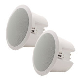 6.5″ In Ceiling Speaker with Back Box (Pair) - 70 W