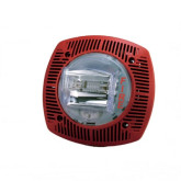 Weather Proof Wall Mount Speaker Strobe - Red