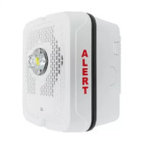 Outdoor Speaker Strobe LED, Wall, White, Alert
