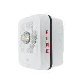 System Sensor SPSWKLED-P L-Series Outdoor Speaker Strobe, Wall, White, Plain