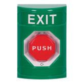 Stopper® Station Push Button, Turn-to-Reset - Green