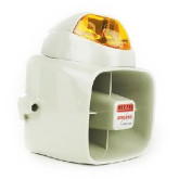 Potter SSX-52SA Indoor/Outdoor 15W Siren with Amber Strobe