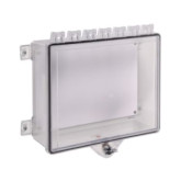 NEMA 4X Polycarbonate Cabinet with Thumb Lock - Clear