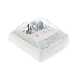 White Wall Mount Exceder Fire Strobe