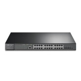 JetStream 24-Port Gigabit and 4-Port 10GE SFP+ L2+ Managed Switch with 24-Port PoE+