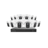 Lite Kit 4MP 12 Turret Cameras & 16-Channel NVR with 4TB