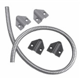 TSB-C  Door Cord with Caps - Gray/Black