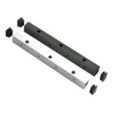 UHB 8" Universal Header Bracket - Clear Anodized