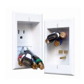 Powerbridge empotrar en la pared 1-Kit Enchufe de corriente, blanca