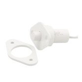 Interruptor de Botón Empotrado de 3/4" - Blanco