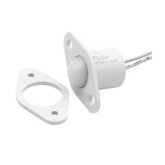 3/4" Recessed Dome Switch - White