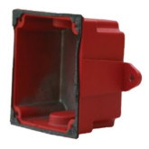 Weather-Resistant Back Box - Red