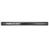 48" Electromechanical Exit Bar (EMB) - Black Anodized Finished